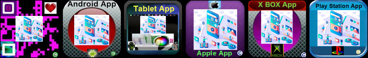 Mobile Apps Marketing QR Code and Apps